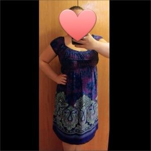 Blue and Purple Sundress